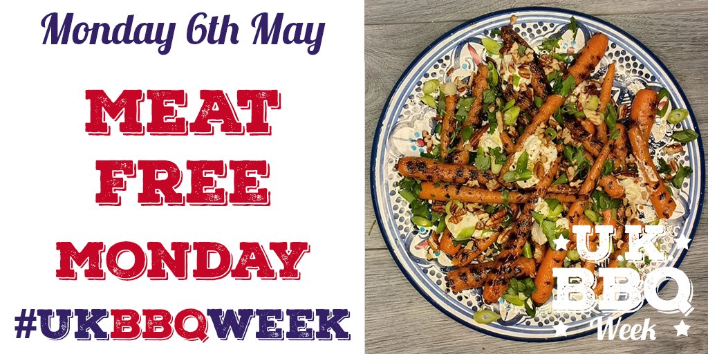 Its May Bank Holiday and day 3 of UKBBQWeek which means its Meat Free Monday. Lets see what you're cooking. There's plenty excellent meat free dishes to try. And remember to tag us. #ukbbqweek @ukbbqweek