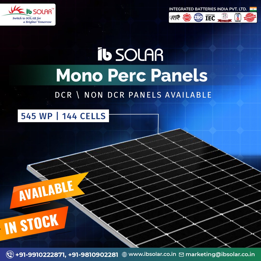 Unleash the power of mono perc panels with IB Solar! Elevate your energy game with cutting-edge technology.  
.
.
visit: ibsolar.co.in
or call us at +919910222871, 9810902281

#monoperc #solarpower #sustainableenergy #ibsolar #solarenergy #solar #renewablefuture