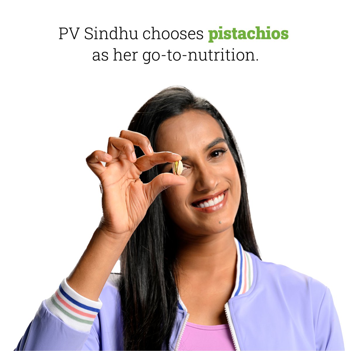 Power up like PV Sindhu with California pistachios- The ultimate nutritious snack!

#Californiapistachios #Pistachios #AmericanPistachiosIndia #AmericanPistachios #protein #completeprotein