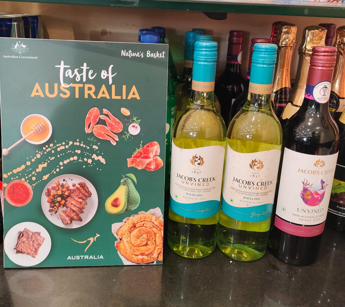 We’re partnering with Nature's Basket Limited to promote Australian #foodandbeverage at 15 stores across #India over the next month! 🍷 🥩 🍯 🥑 Click here to know more: Online Supermarket & Premium Grocery Shopping Store in India - bit.ly/3WuBefk