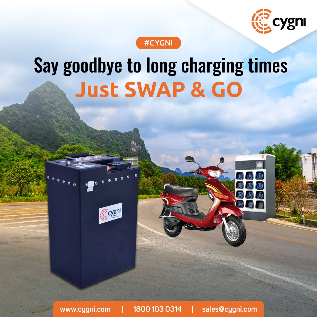 Cygni Swappable Battery Technology .
#CygniBattery #lithium #smartbattery #3wheelers #Batterysafety #Safetyfirst #emobility #Loader #ZeroEmissions #EVCharging #ElectricBike #EcoFriendly #GoElectric #ElectricVehicles #Battery #batteryswapping