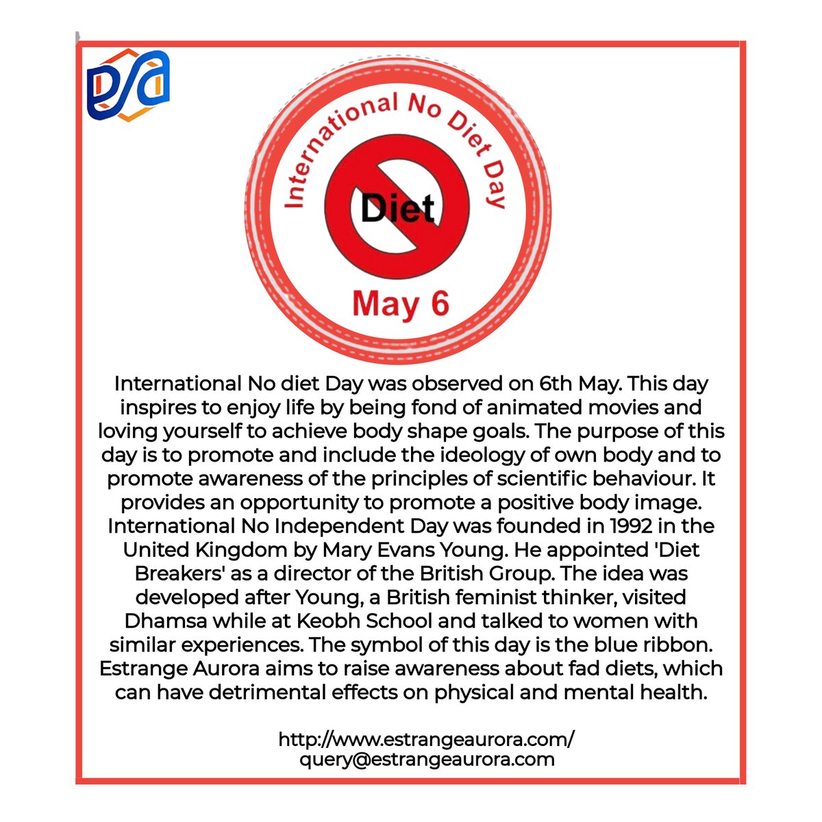 Happy International No Diet Day from Estrange Aurora.
#nodiet #food #foodporn #healthylifestyle #instafood #fitness #weightloss #healthyfood #healthy #foodie #diet #weightlossjourney #yummy #delicious #love #intuitiveeating #foodlover #lifestyle #foodphotography #EstrangeAurora