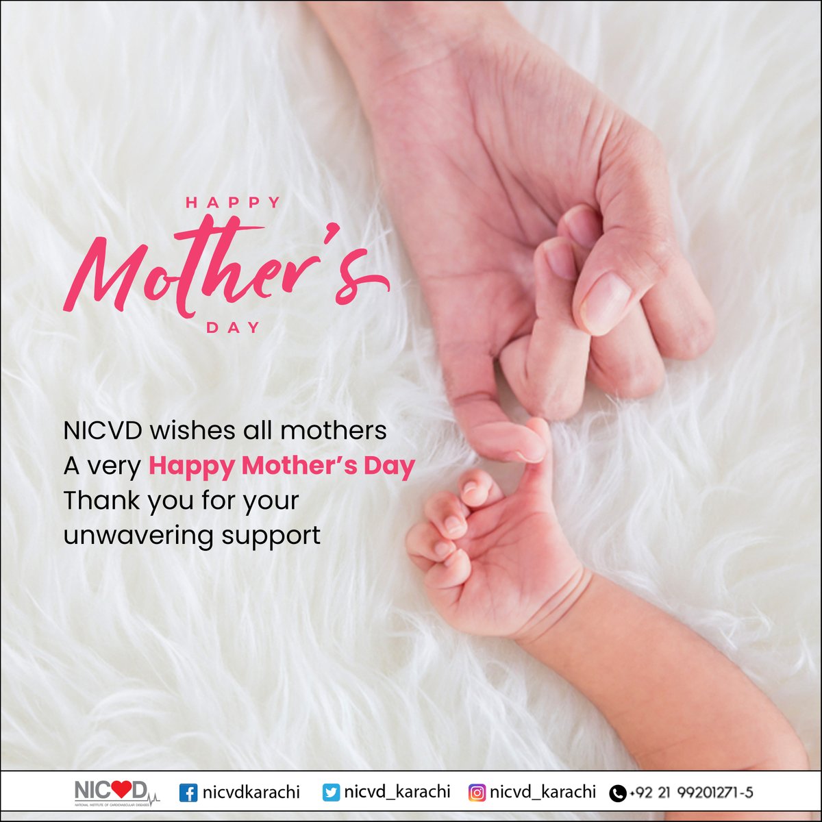 This Mother’s Day, we express our gratitude to all the mothers among us and thank them for their unconditional love and support. #NICVD #MothersDay #MothersDay2024