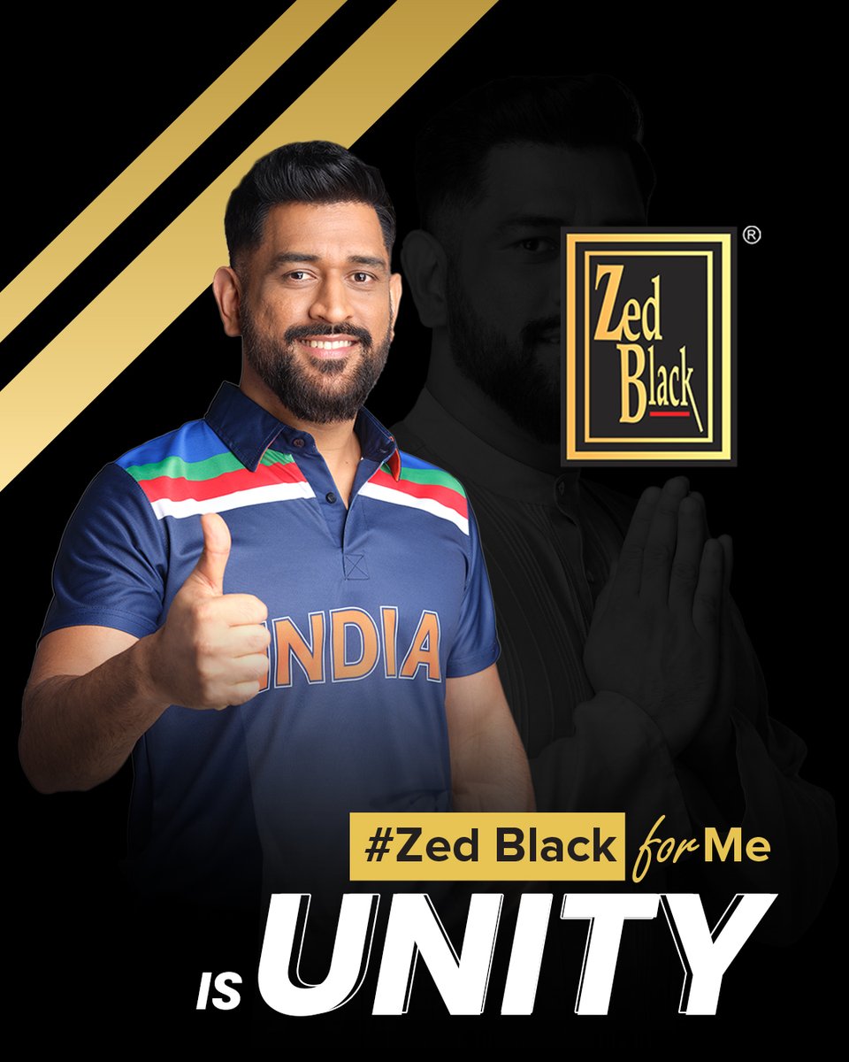 Experience the spirit of growth embodied by Dhoni and Zed Black in the transcendent 'Zed Black For Me' campaign. Witness the universal appeal of progress in their soaring popularity.

#Zedblack #ZedblackforMe #Unity #MDPH #MSDhoni #PremiumIncense #Fragrance #PrarthnaHogiSweekar