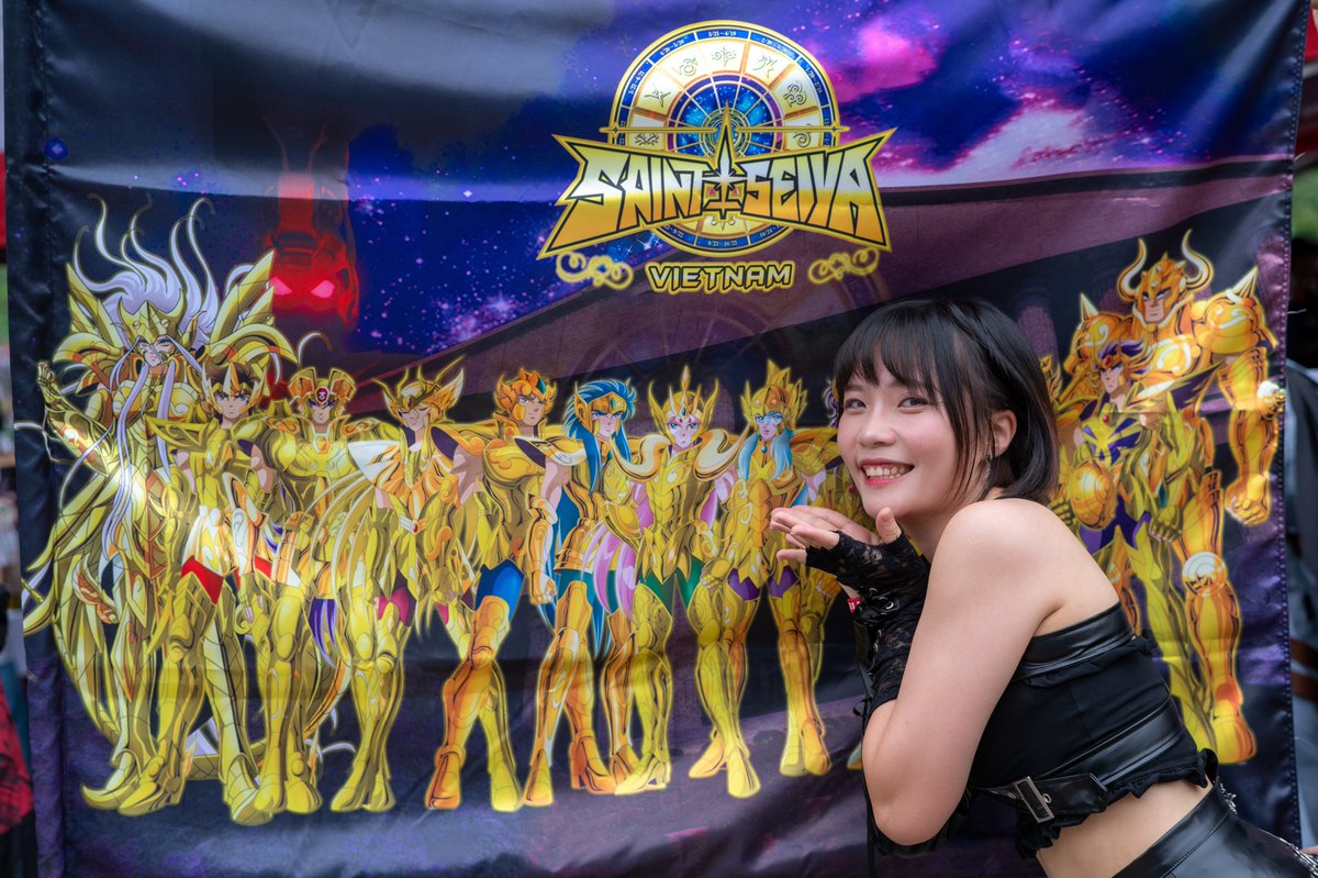 princhu0101's tweet image. POLARIS⭐︎ポラリス Shikiさん

20240505 Japan Wave 12
at AEON MALL Long Biên 
熱狂的な星闘士星矢ファンですｗ

#Shiki_Polaris
#Polarisvietnam #ポラリスベトナム