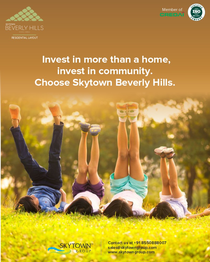 Skytown Beverly Hills isn't just a collection of plots; it's a thriving community waiting to welcome you. Become part of a vibrant neighborhood where families connect, friendships blossom, and memories are made to last a lifetime.

#skytowngroup #beverlyhills #resedentialplots