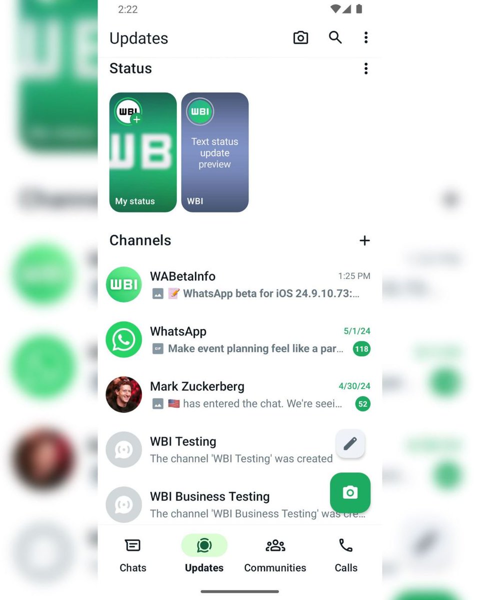 📱👀 📱 WhatsApp está renovando los estados y parece que nos van a sorprender. ¿Te suena familiar el nuevo diseño? Echa un vistazo a esta imagen de WABetaInfo para ver el cambio. #WhatsAppUpdate #TechNews 

✅ Síguenos: @Vizaxer