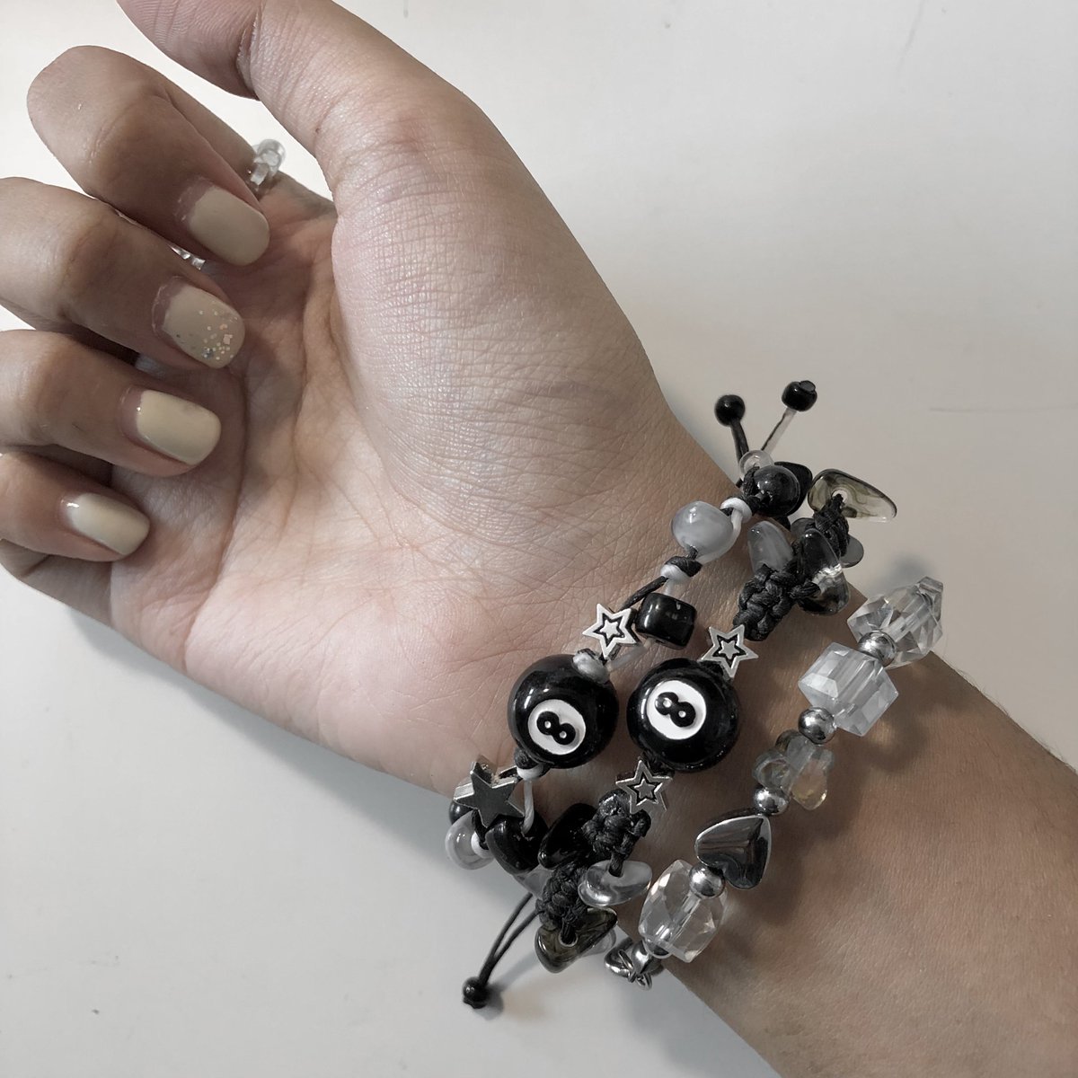 open 24/7 🎱
★ งานcustom ราคาเริ่มต้น95฿ 
(★) งานแบบในรูป • เชือกทูโทน95฿ •เชือกถัก139฿

ค่าส่ง40฿

(ทักไลน์ตอบเร็วกว่า/เดมไม่ขึ้นแจ้งเตือนTT)
line : lin.ee/jxmF2r3

#กำไลข้อมือ #กำไลลูกปัด #กำไล #สายรัดเข็มขัด #สายรัดเข็มขัดนักเรียน