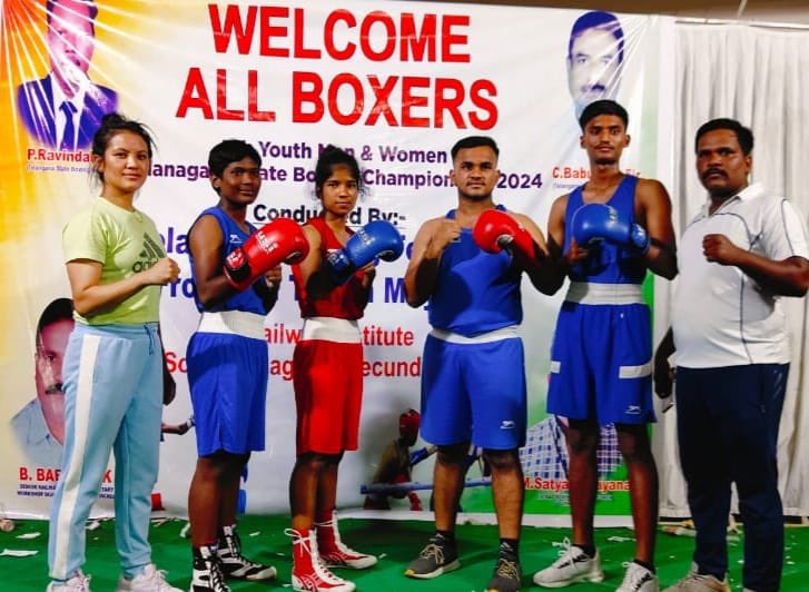 #TSWREIS boxers showcased their prowess at the 7th Youth Men and Women State Boxing Championship held at Lalaguda, clinching an impressive four gold medals across various weight categories!Their outstanding achievements reflect the dedication and hard work congratulations to all.