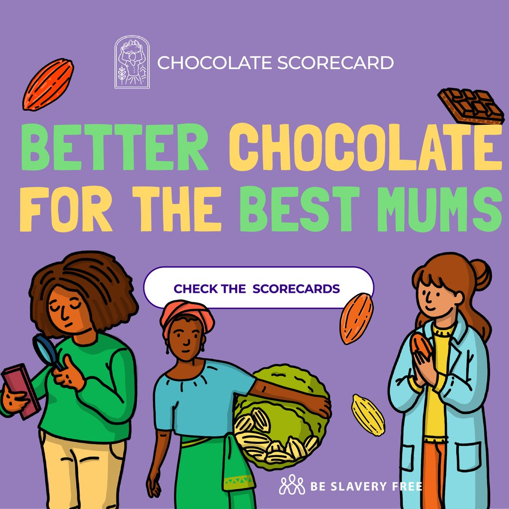 Your Mum deserves #Chocolate as great as she is! Check out the #ChocolateScorecard to find the perfect #MothersDay treat that doesn't cost people, primates or the planet!

Browse now at chocolatescorecard.com