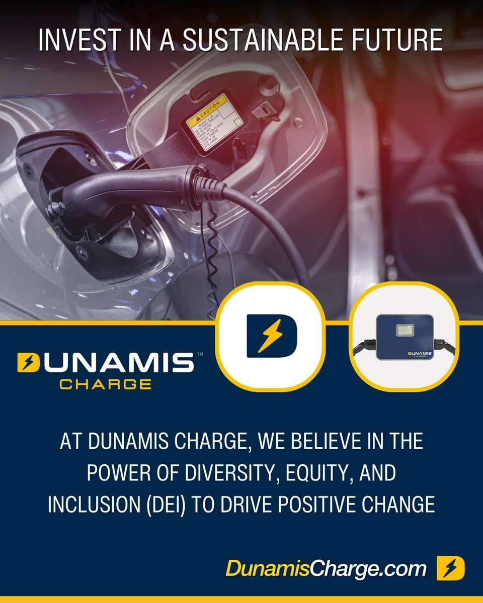 Invest in a sustainable future with Dunamis Charge! 💡 We believe in harnessing the power of Diversity, Equity, and Inclusion (DEI) to propel positive change. Join us in driving innovation and sustainability forward. #SustainableInvestment #DEI #DunamisCharge 🌟🌱