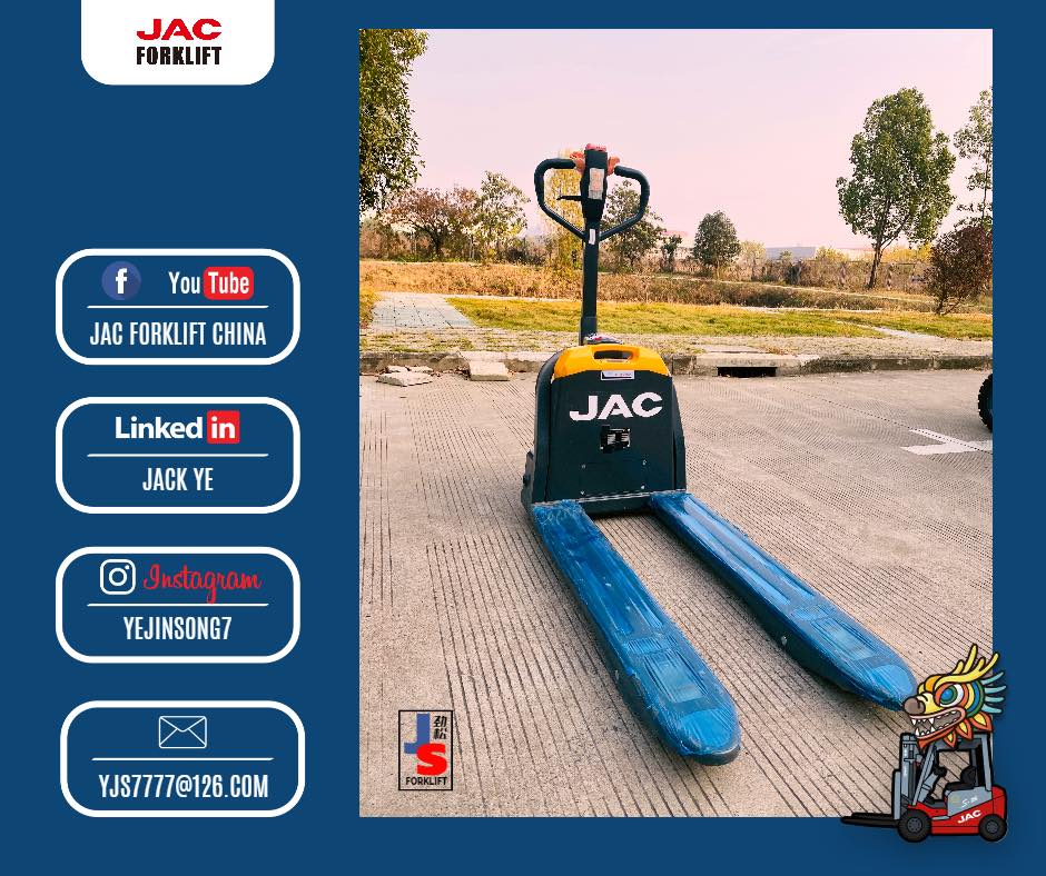 1500kg｜1800kg｜2000kg
ELECTRIC PALLET TRUCK(LITHIUM BATTERY)
#jackforklift #yjsforklift #stacker #jsforklift #劲松叉车 #forklift #forklifts #jacforklift #jacforkliftchina #forkliftdriver #вилочныйпогрузчик #maquina #지게차 #heftruck #รถยก #empilhadeira #gabelstapler #pallettruck