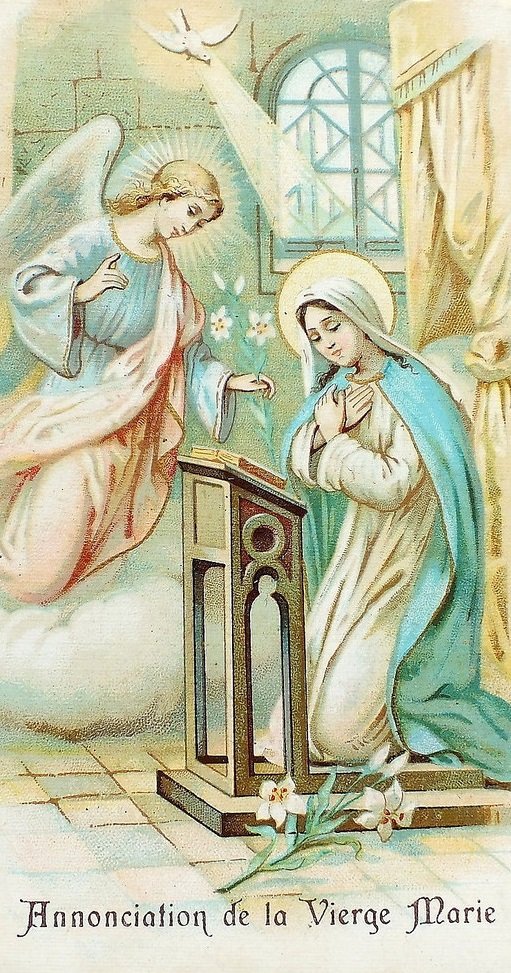 #MoisdeMarie #MondayDevotion #MystèresJoyeux #MisteriosGozosos
L' Annonciation de l'Ange Gabriel à Marie
#Annonciation #Annunciation
#AveMaria #MotherofGod #QueenOfRosary #QueenOfPeace #MediatrixOfAllGraces #Peace #Paix 
#PrayForUs🙏
#GloryToGod #JesusIsLord #Rosaire #Rosario