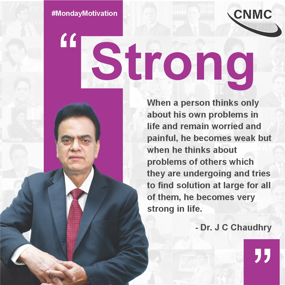 Thinking about others is the essence of being thoughtful.
And if you think about others, you will get support from them in return.
Be Strong and Make Others Strong!

#mondaymotivation #mondaymood #mondaymorning #mondaythoughts #mondayquotes #mondaymantra #staystrong #jcchaudhry