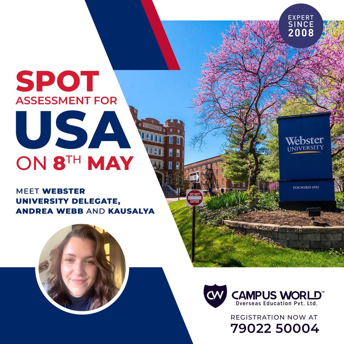Spot Assessment for USA ! Meet university delegates on 8th May at Campus World.
#usa #admissions #highereducation #delegates #campusworld
