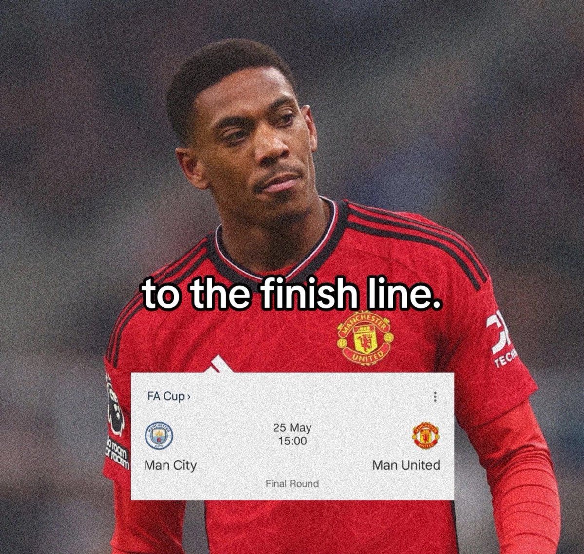 awaiting the perfect finish @AnthonyMartial