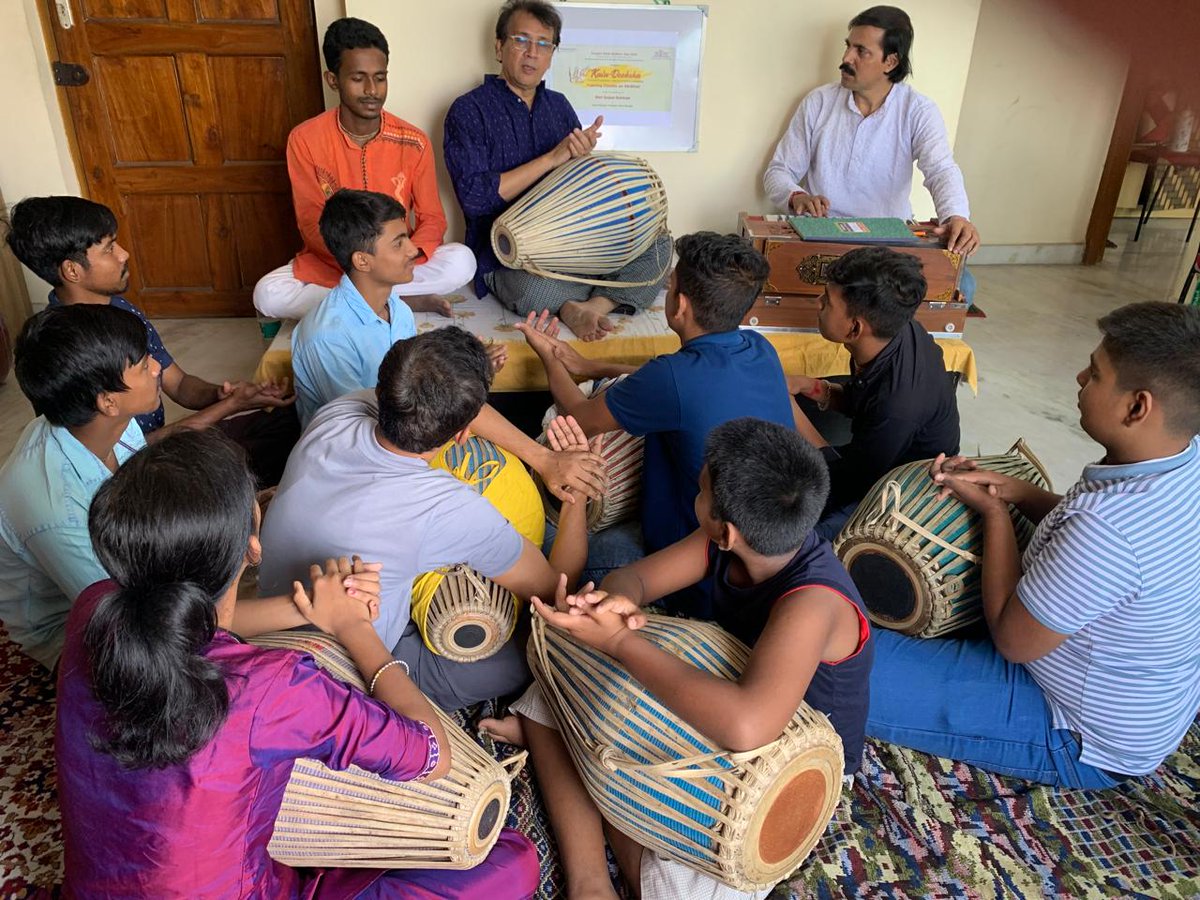 Training Classes on SHRIKHOLE under the guidance of Shri Gopal Barman started on 1st May 2024, at Kolkata, West Bengal under KALA - DEEKSHA series of the Sangeet Natak Akademi, New Delhi. #music #dance #drama #artist #folk #SangeetNatakAkademi #kaladeeksha