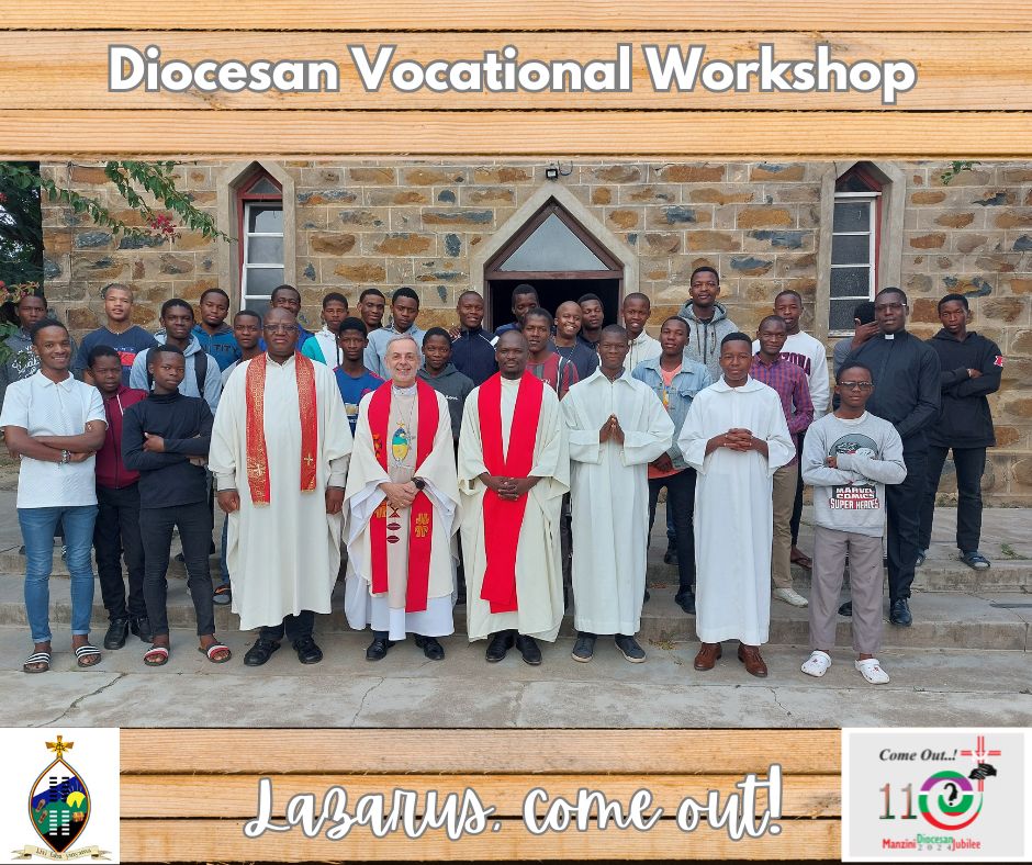 On Friday I joined the young men at the end of the Diocesan Vocational Workshop held at St Joseph Parish #eswatini #swaziland