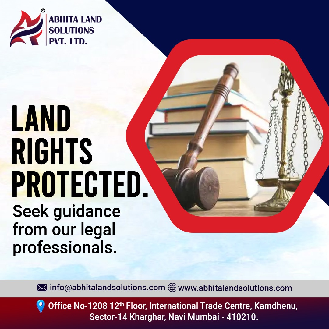 Land rights secured ✅ Seek guidance from our legal pros for peace of mind 

#LandRights #LandDisputes #LandMatters #PropertyRights #LegalAdvice #LegalServices #LegalSolutions #LegalAdvocate #landsolution #landservice #LegalExperts #abhitalandsolutions #pune #kharghar #navimumbai