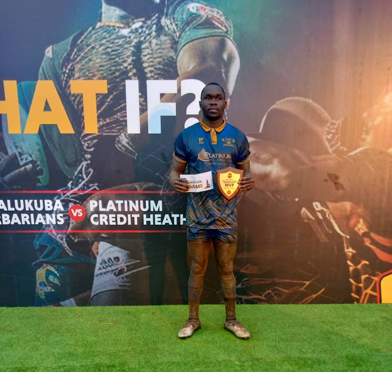 🏅𝐌𝐕𝐏 | @WalukubaRugbyUg 🆚𝐇𝐄𝐀𝐓𝐇𝐄𝐍𝐒 Hatrick Master @ivanodochmorga1 scooped his second MVP accolade in the #NileSpecialRugby Championship over the weekend after putting up an incredibly amazing performance with 𝟑 𝐓𝐑𝐈𝐄𝐒 to his name. 👏 Well played mate. 💛💙…