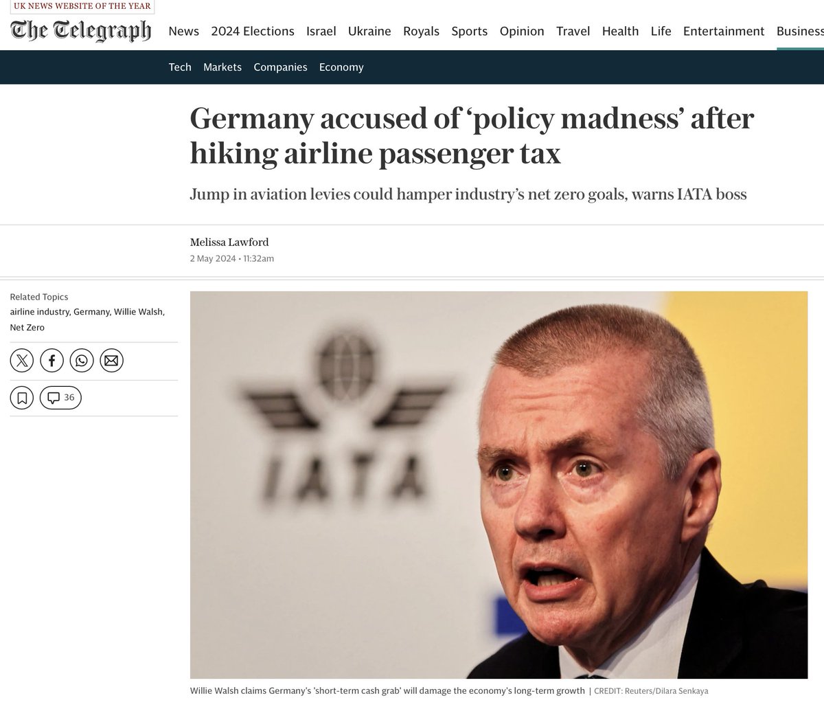 Airlines: 'Air travel activity is going to boom *no matter what*. Forget about taxes, demand is completely inelastic. This is why we need technology and technology only' Also airlines: 'A 3€ ticket tax will suppress demand so much that it will put the industry in a crisis'