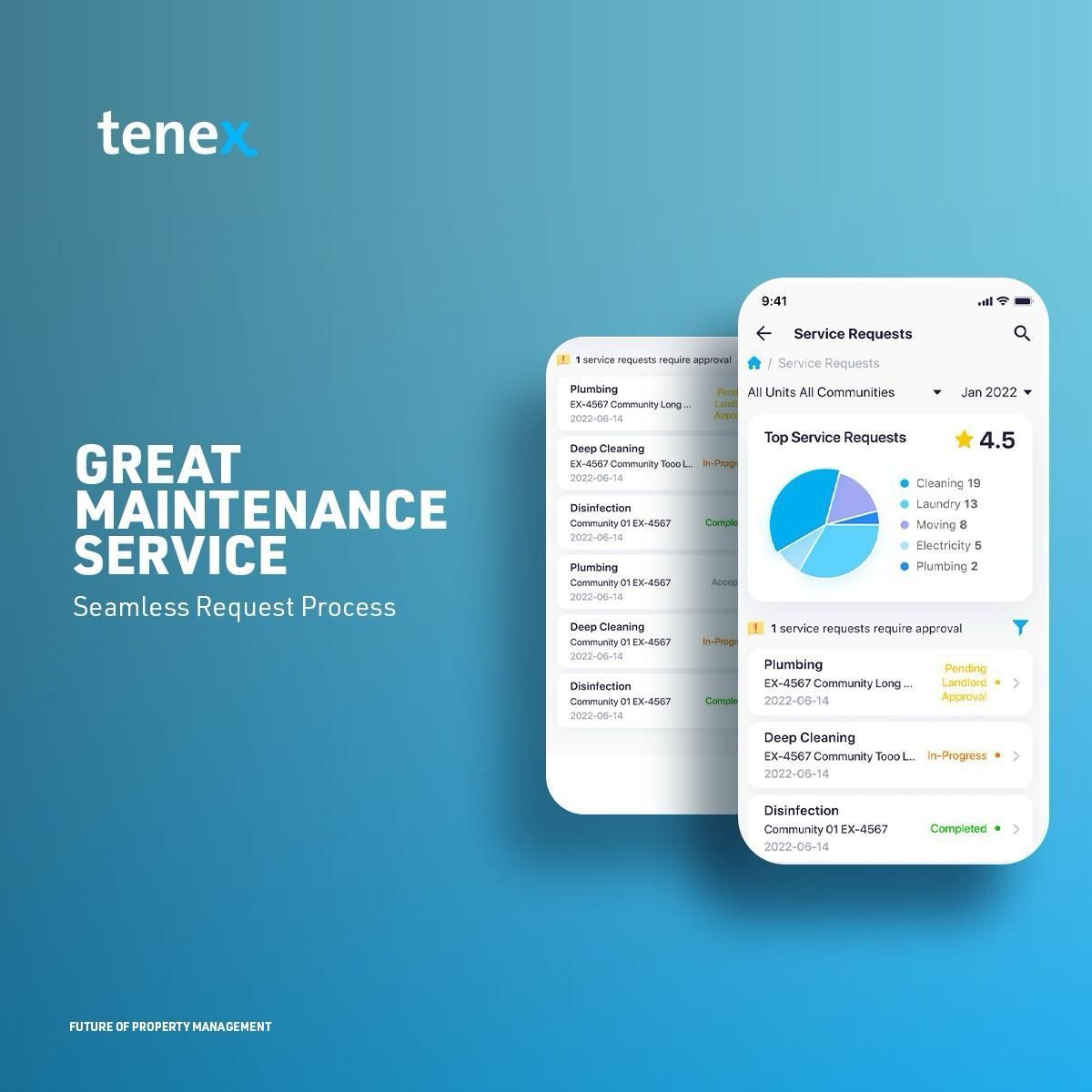 Is maintenance request management giving you a headache? Tenex's resident mobile app and web portal allow tenants to submit maintenance requests with just a few taps. Say goodbye to endless phone calls and emails! #MaintenanceManagement #PropertyMaintenance