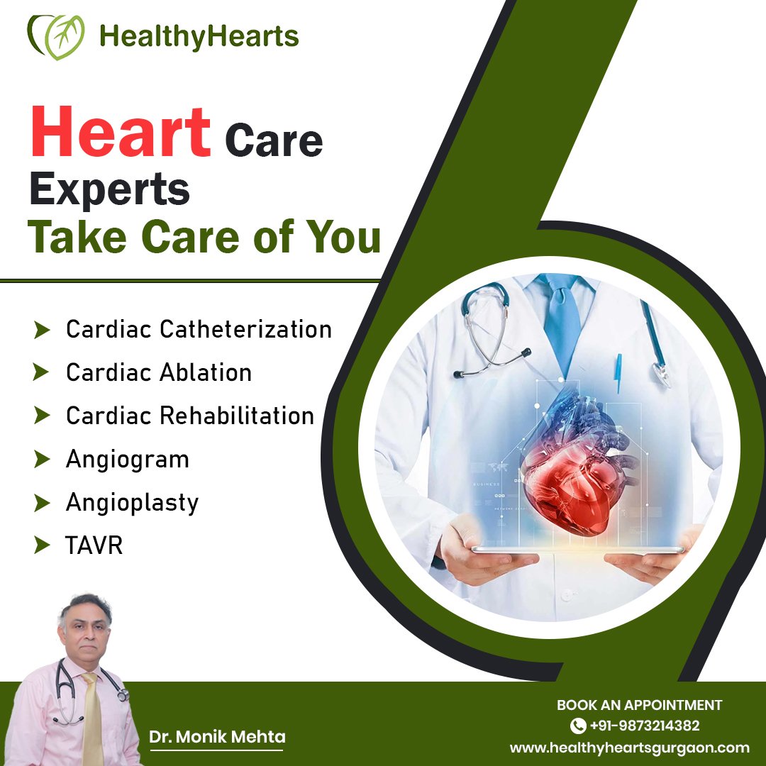Trust your heart with the experts. 

Call: +91-9873214382
Visit: healthyheartsgurgaon.com

#angioplasty #healthydiet #diet #healthyfood #heart #heartdisease #hearthealth #health #cardiology #healthylifestyle #cardiologist #healthy #hearthealthy #doctor #heartdoctor #wellness