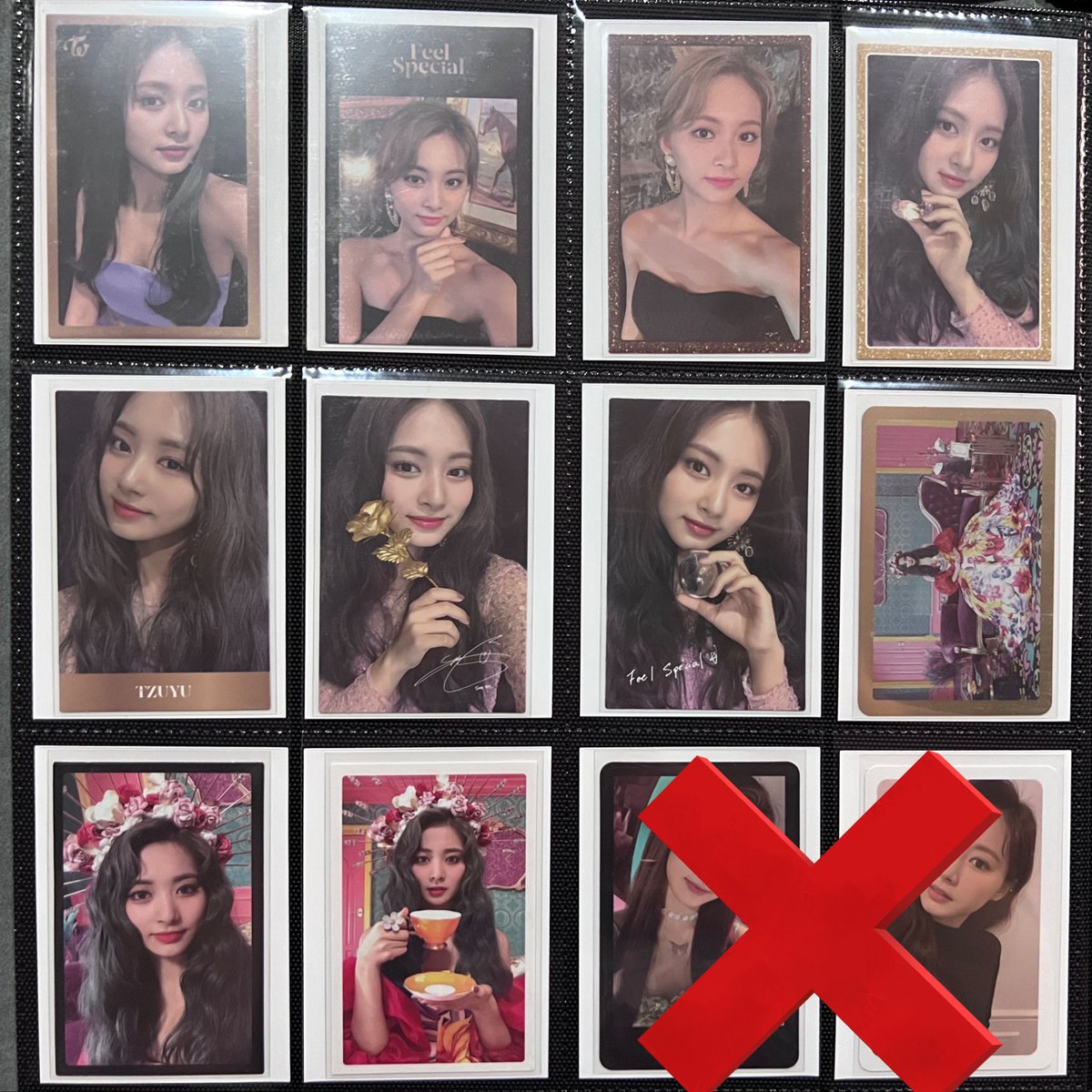 🇲🇾 only 
[wts] official twice’s tzuyu album pc set

💸 :
feel special — RM170 (11 pcs)

💌 free postage to WM (10 - em)
💰tng, s-pay, bank transfer

‼️ only selling as a set, don’t ask to buy individual cards

#pasartwice #wtstwice @pasartwice