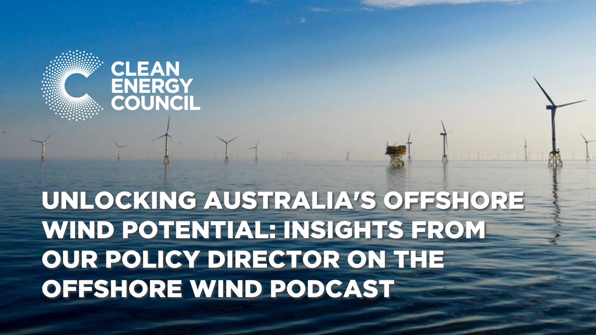 Listen to the full podcast episode here: podcasts.apple.com/au/podcast/goo… #offshorewind #cleanenergy