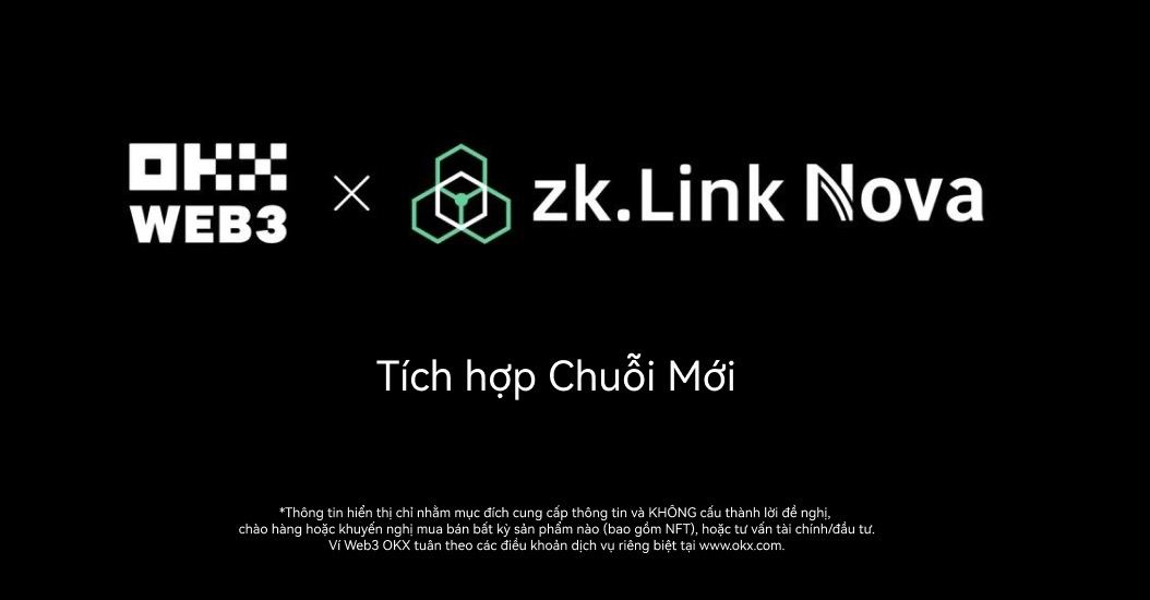 ✨Ví Web3 OKX đã tích hợp @zkLinkNova, giải pháp Layer 3 zkEVM Rollup đa năng từ @zkLink_Official.

Tham gia tương tác với các ứng dụng zkLink trên Cryptopedia để có cơ hội trúng thưởng $300.000 $ZKL!

Tham gia ngay: okx.com/vi/web3/discov…

#OKXVietnam