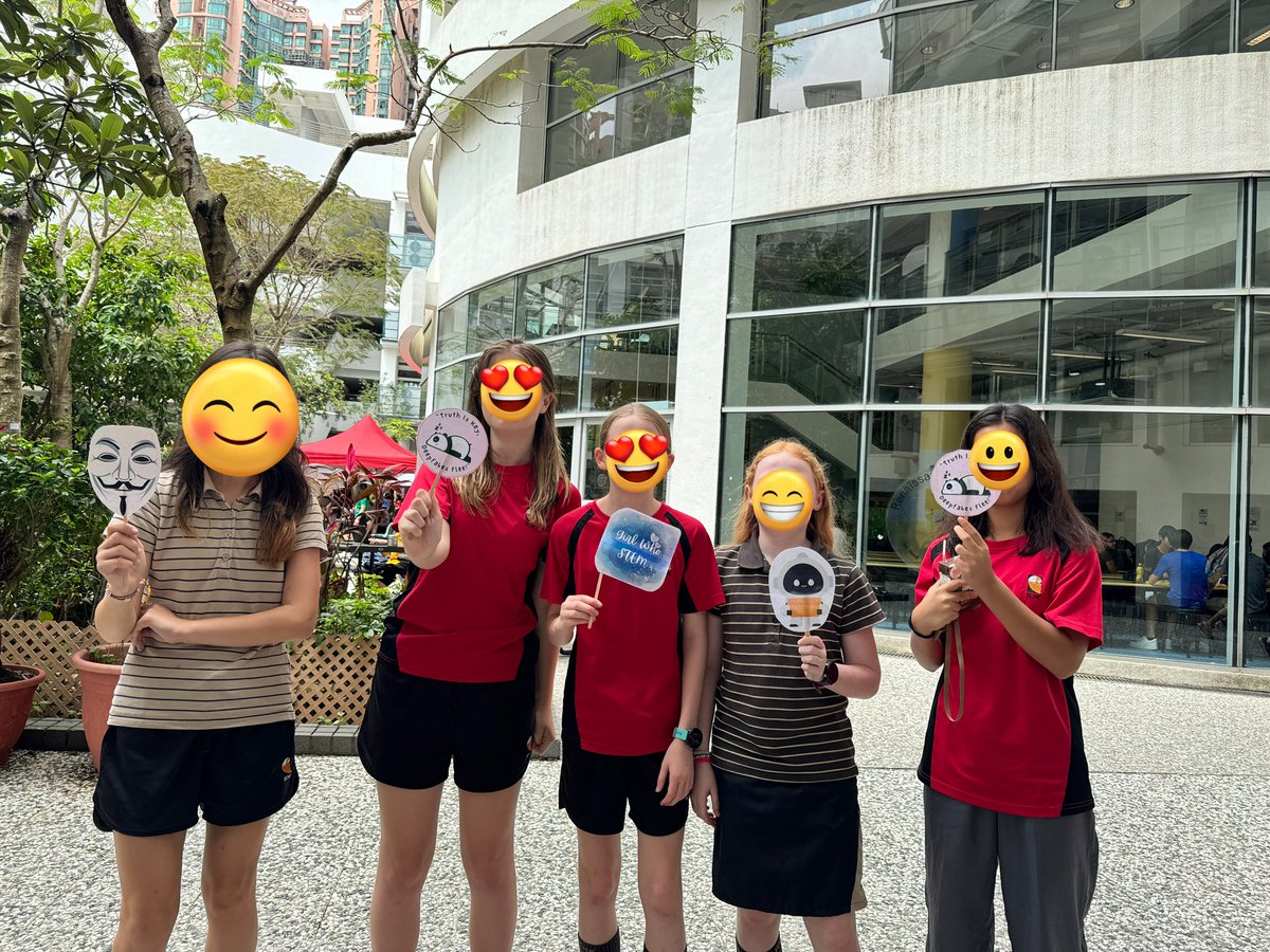 Proud Teacher Moment - Girls Who STEM club @RCHKschool rocked it today! They ran an engaging booth to raise #cybersecurity awareness in the age of #AI. Custom digital activities & swag inspired the community, despite the heat! #GirlsInSTEM #EmpoweringFuture #edtech