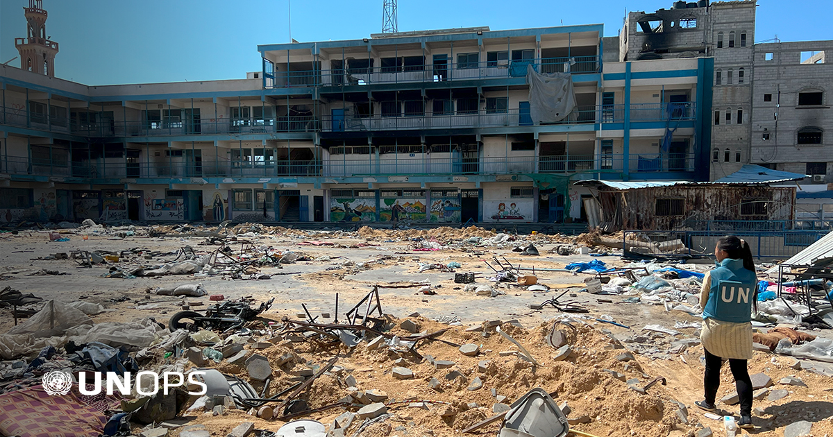 With @UN & local partners, we’re conducting thorough explosive threat & risk assessments at key locations in #Gaza to enhance safety & security for residents & humanitarian convoys. bit.ly/44m0Fla