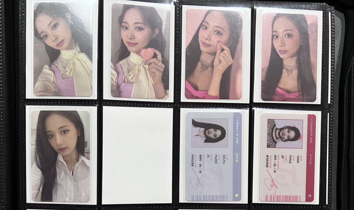 🇲🇾 only 
[wts] official twice’s tzuyu album pc set

💸 :
m&m — RM120 (9 pcs)
ewo — RM150 (10 pcs)
tol — RM55 (5 pcs)
fol — RM125 (9 pcs)

💌 free postage to WM (10 - em)
💰tng, s-pay, bank transfer

‼️ only selling as sets

#pasartwice #wtstwice @pasartwice