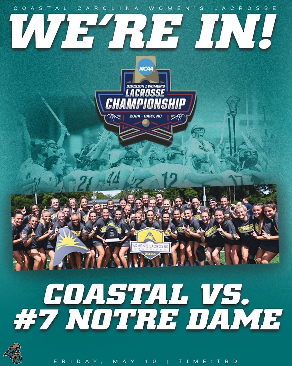 Let's Dance!! 💃 🥍

We head to Notre Dame on Friday for our first @NCAALAX matchup in program history!

#ChantsUp | #NCAAWLAX