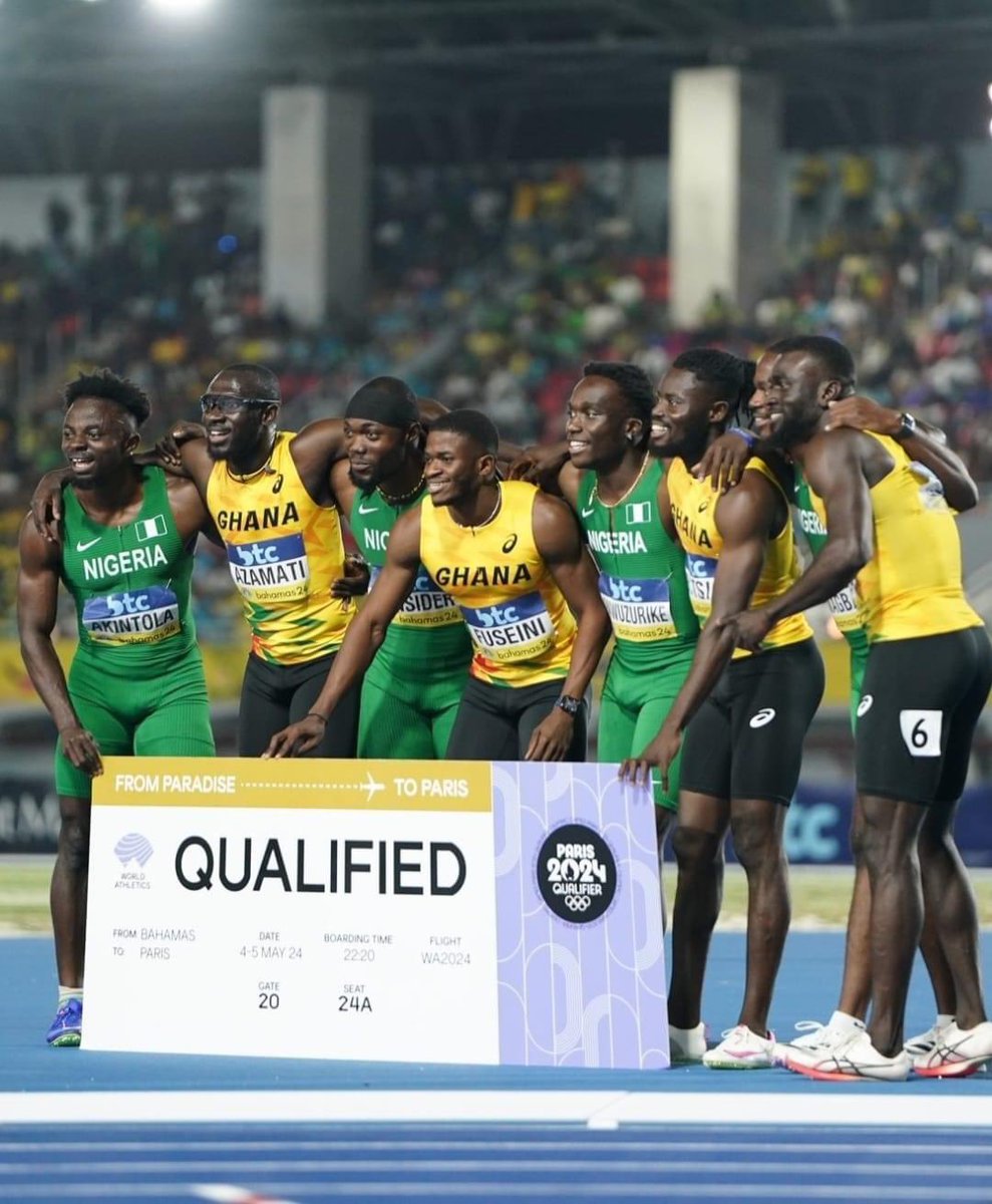 Ghana beat Nigeria in the 4x100 relay to qualify to the Paris Olympics 😂 

#ShattaMusic #ShattaWale001