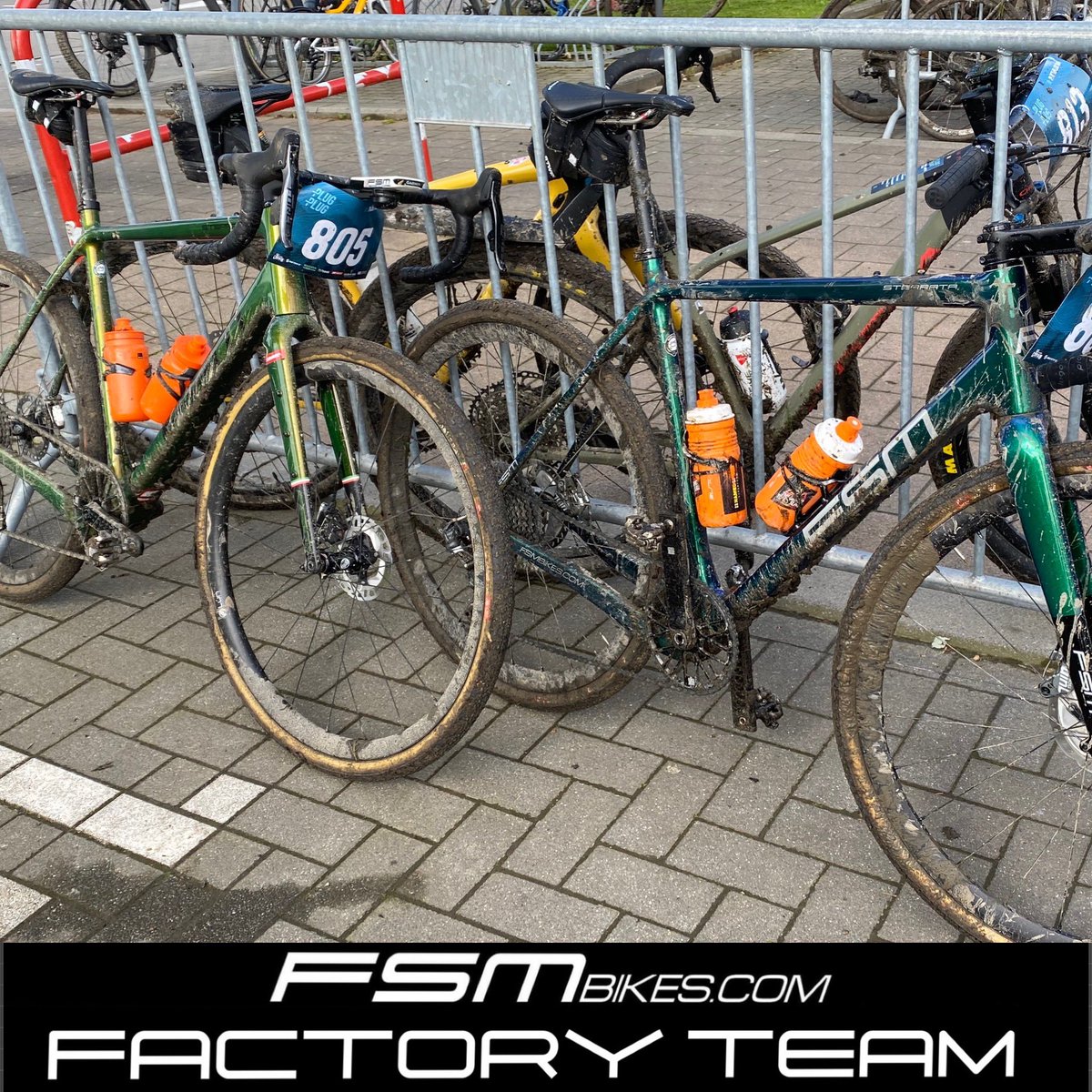 FSMFACTORYTEAM's tweet image. Muddy FSM STERRATA bikes after PlugPlug Pajottenland….. @FSMBIKESdotcom
