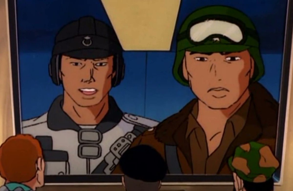 Check out this animation error from GI Joe where General Hawk briefly has no nose 😂.

#gijoe #realamericanhero #meme #funny #saturdaycartoons #saturdaymorningcartoons