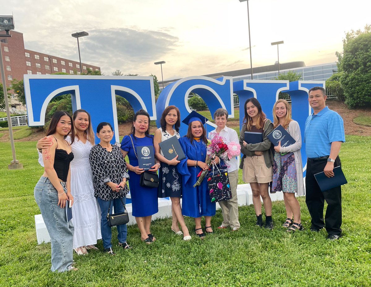 I 💙 graduations because I love celebrating my friends and students. Especially when they refuse to give up despite the odds &amp; hardships life decides to present. So so so proud of Middle TN’s newest MSW! 🎓 our southeast Asian community members are so lucky to have you 🪽