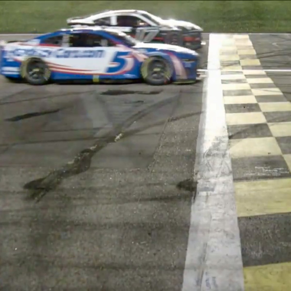 0.001 SECONDS!

Kyle Larson beats Chris Buescher in the CLOSEST FINISH in NASCAR Cup Series history.