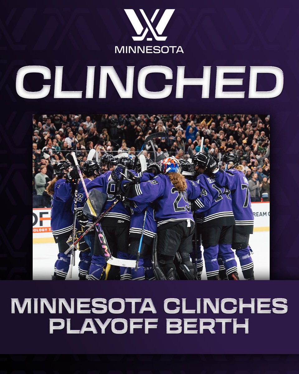 Minnesota clinches the final playoff spot. 🔒