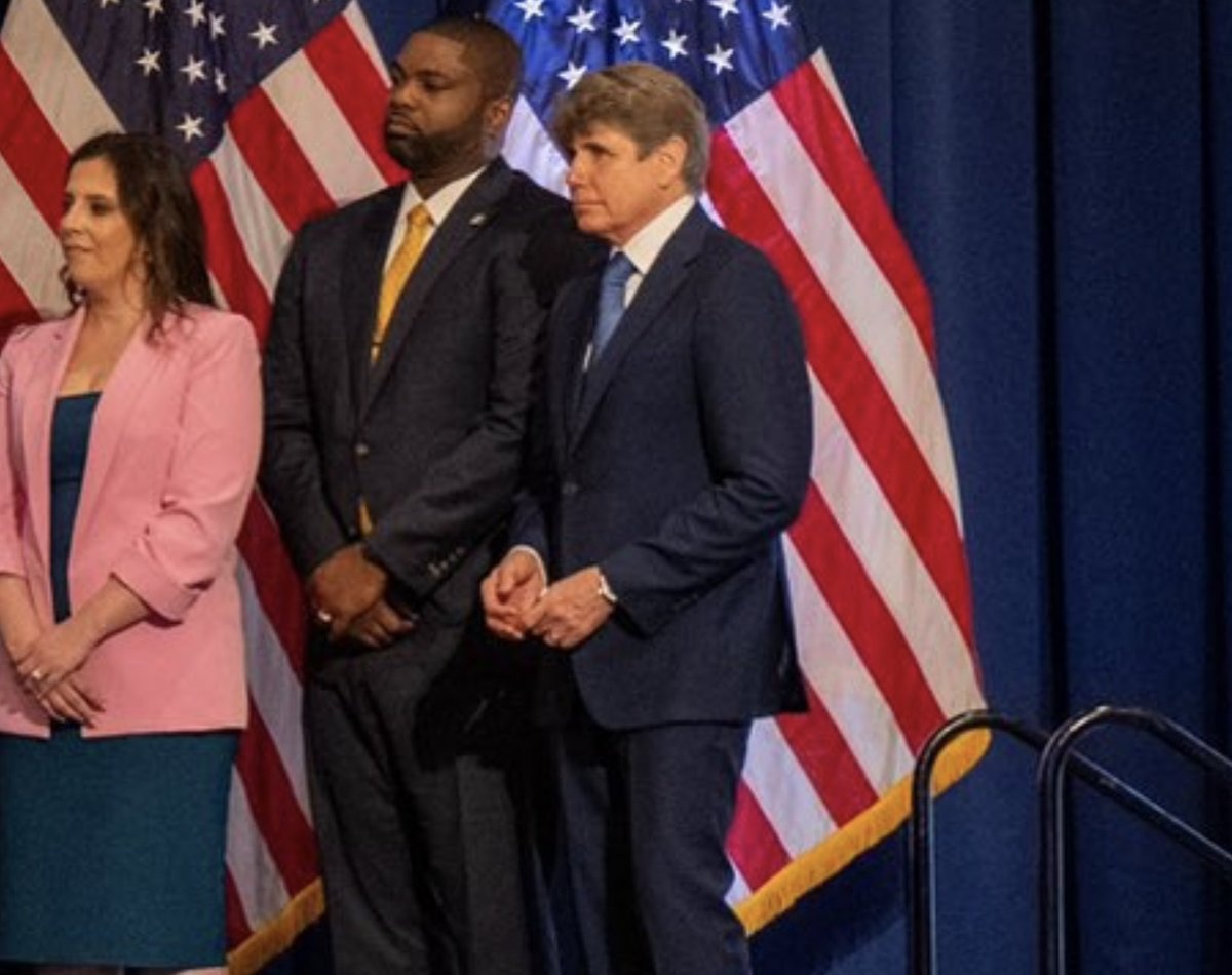 Why is Rod Blagojevich, the disgraced corrupt former dem governor of Illinois and convicted felon on a stage with the GOP nominee for President, the Republican Speaker, and a bunch GOP senators and congress members? He isn’t a party leader. He isn’t even a Republican. He offers…