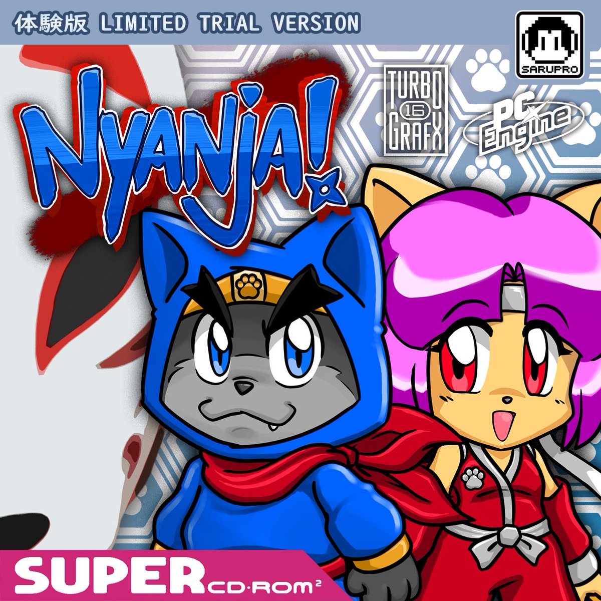 The first 'Nyanja!' demo for the PC Engine is now available for download. You can burn the CD and play on real hardware or play it on your MiSTer or emulator of choice. Available now at sarupro.itch.io 

#indiedev #pcengine #RETROGAMING #PCエンジン