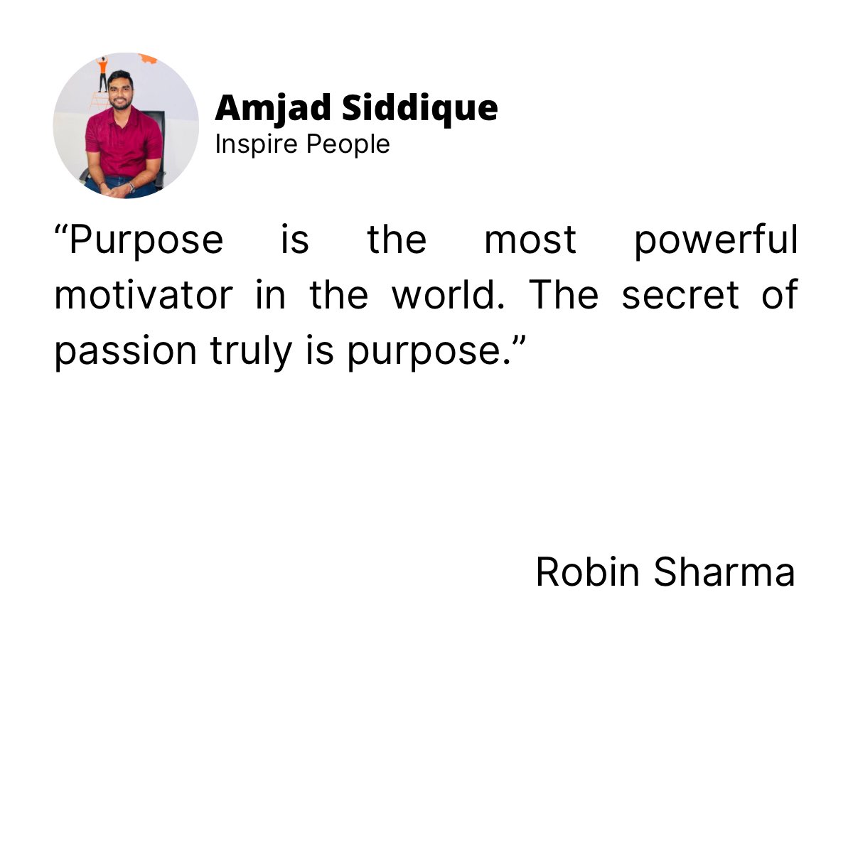 Learnings From My Reading Journey 📖               

What do you think? 🤔 please share your thoughts 💭, Thank you!

The Secret Letters of the Monk Who Sold His Ferrari 
Robin Sharma

For more updates follow - @amjad__siddique   

#readingbooks #education #amjadsiddique