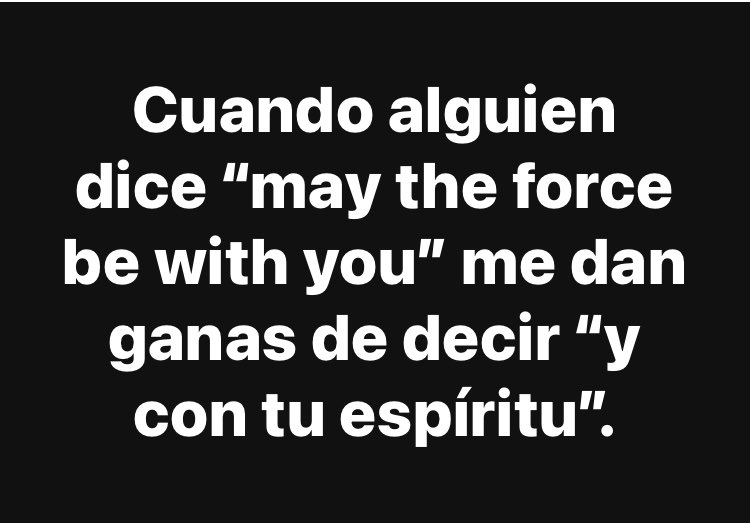 #Maythe4bewithyou 

No me pude resistir. 😂😂😂😂🤣.