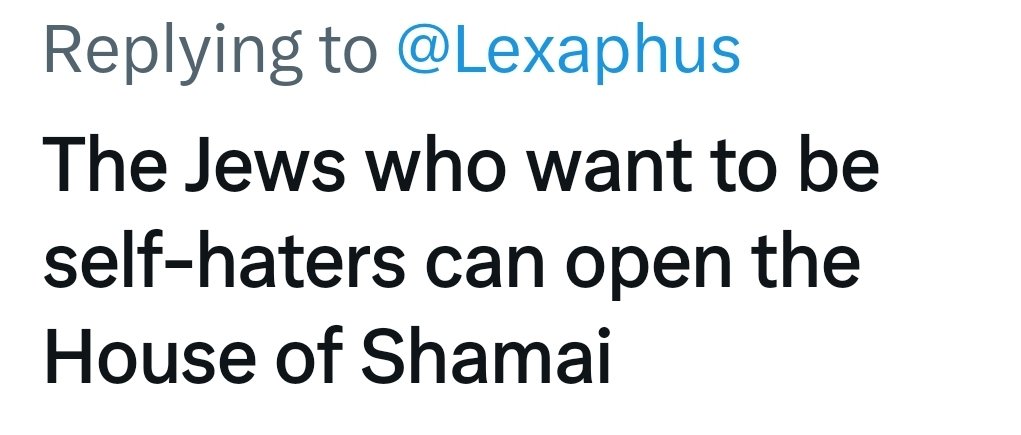 when you don't actually know who Shammai was