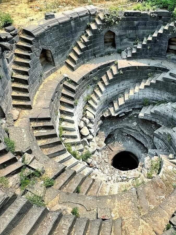 Ancient Helical Stepwell, Walur Historical landmark in Walur, India