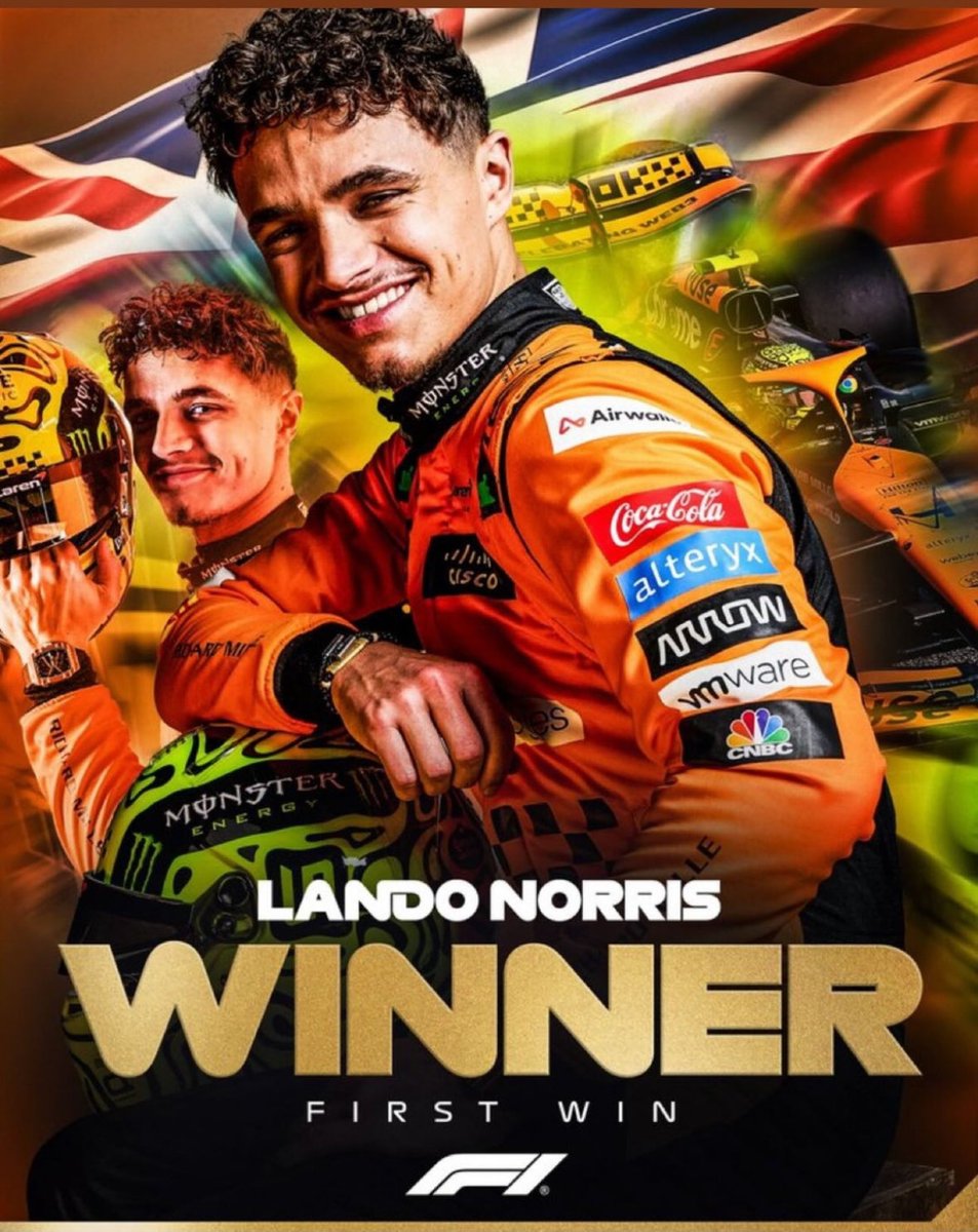 Congrats to ⁦@LandoNorris⁩ and the entire team at ⁦@McLarenF1⁩ for the WIN at ⁦@f1miami⁩! 🏆🏎️🏁🟠