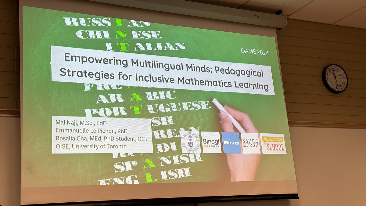 Wonderful discussions <a href="/OAMEcounts/">OAME/AOEM</a> 2024 with 30 math teachers who shared their practice around teaching math to multilingual students. How do you uncover their strengths? download all resources for free! escapeprojects.ca <a href="/MaiNaji12/">Dr. Mai Naji</a> @RosaliaC59 <a href="/escape_projects/">The Escape Projects</a> <a href="/CTLOISE/">CTL | OISE</a>