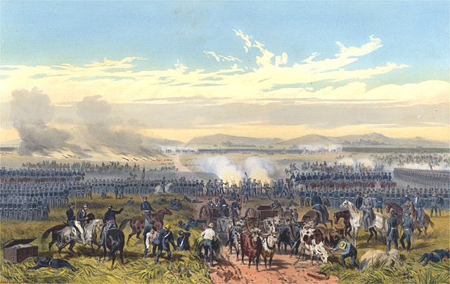 On this day in 1846, future president Zachary Taylor wins the United States' first victory in the Mexican-American War at the Battle of Palo Alto near present-day Brownsville, Texas.