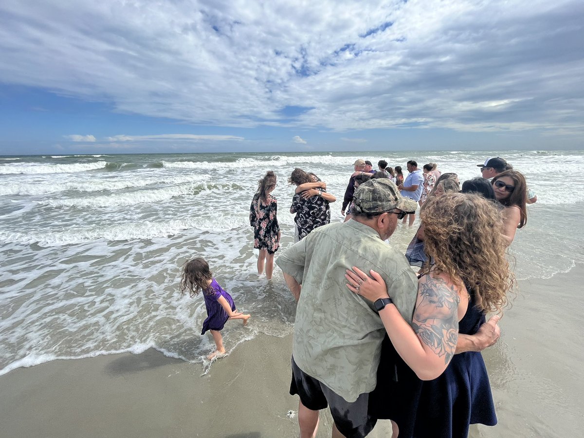 @fitsnews More pictures from today’s beachside memorial of Mica Acacia Miller, 30, who’s “suicide” has gripped the nation amid allegations of grooming, slavery and bestiality against her husband, Pastor John-Paul Miller (“PJP”). #JusticeForMica @FITSNews 📡